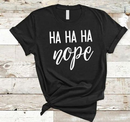 Polo Personalizado - Ha Ha Ha Nope - Tienda Nébula