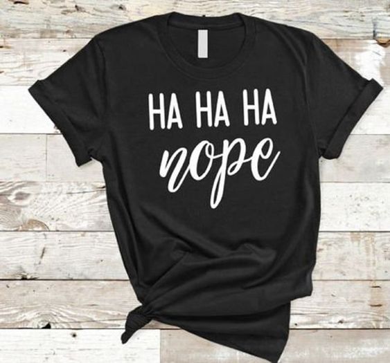 Polo Personalizado - Ha Ha Ha Nope - Tienda Nébula