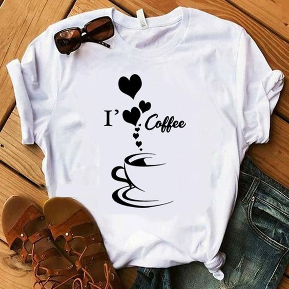 Polo Personalizado - I ♥ Coffee - Tienda Nébula