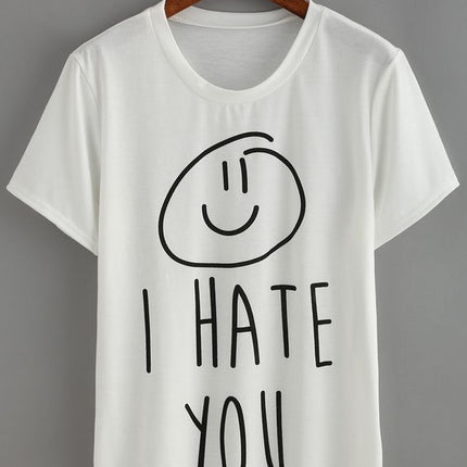 Polo Personalizado - I Hate You - Tienda Nébula