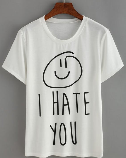 Polo Personalizado - I Hate You - Tienda Nébula