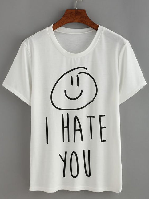 Polo Personalizado - I Hate You - Tienda Nébula