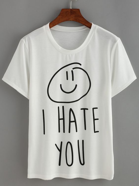 Polo Personalizado - I Hate You - Tienda Nébula