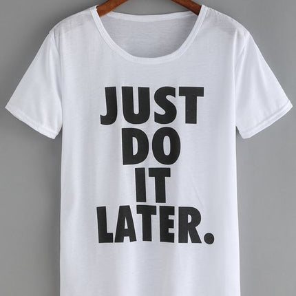 Polo Personalizado - Just Do It Later - Tienda Nébula