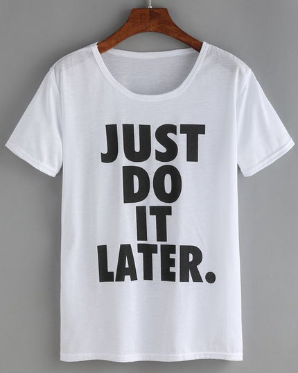 Polo Personalizado - Just Do It Later - Tienda Nébula