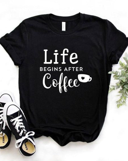 Polo Personalizado - Life Begins After Coffee - Tienda Nébula