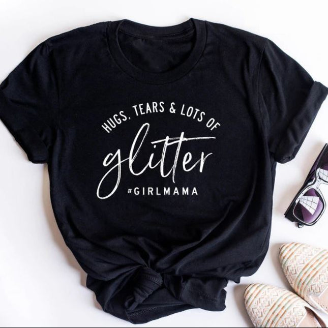 Polo Personalizado Mamá - Glitter - Tienda Nébula