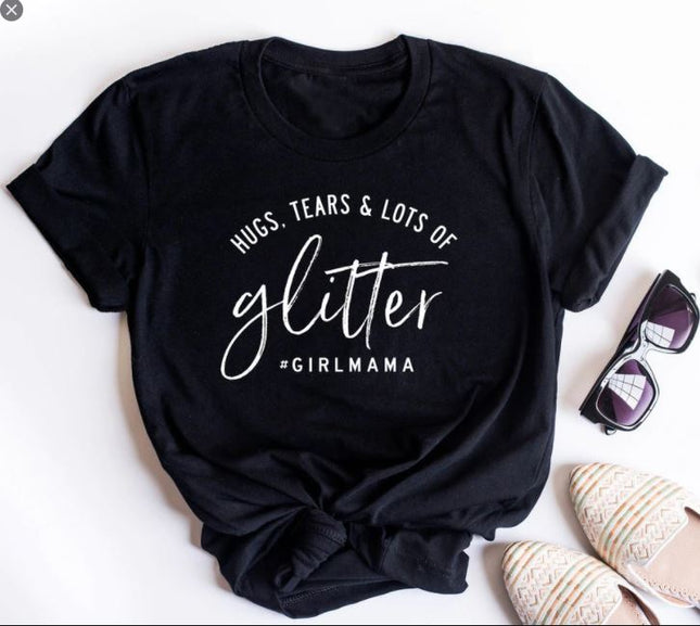 Polo Personalizado Mamá - Glitter - Tienda Nébula