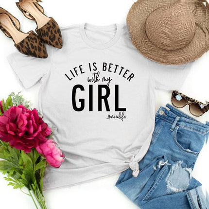 Polo Personalizado Mamá - Life is better - Tienda Nébula