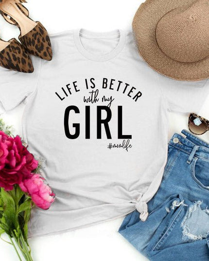 Polo Personalizado Mamá - Life is better - Tienda Nébula