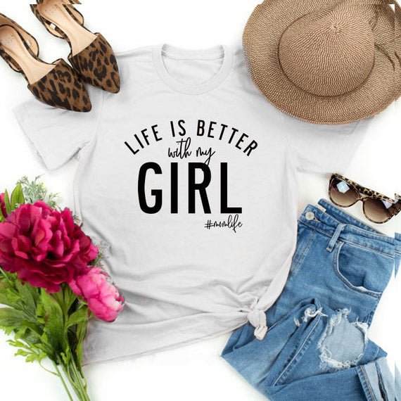 Polo Personalizado Mamá - Life is better - Tienda Nébula