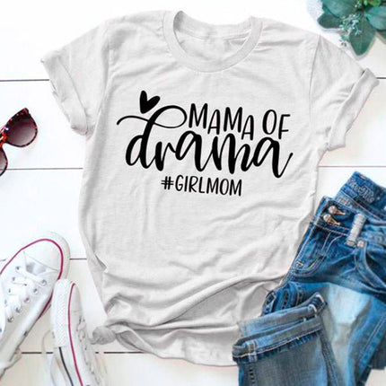 Polo Personalizado Mamá - Mama of drama - Tienda Nébula