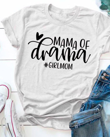 Polo Personalizado Mamá - Mama of drama - Tienda Nébula