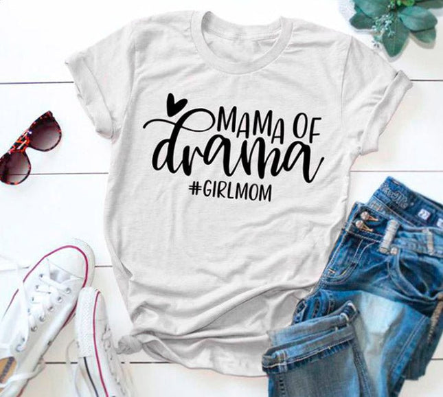 Polo Personalizado Mamá - Mama of drama - Tienda Nébula