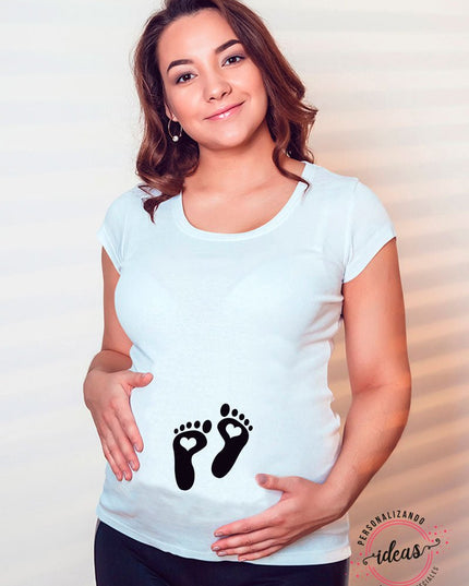 Polo Personalizado Mamá - Piecitos - Tienda Nébula