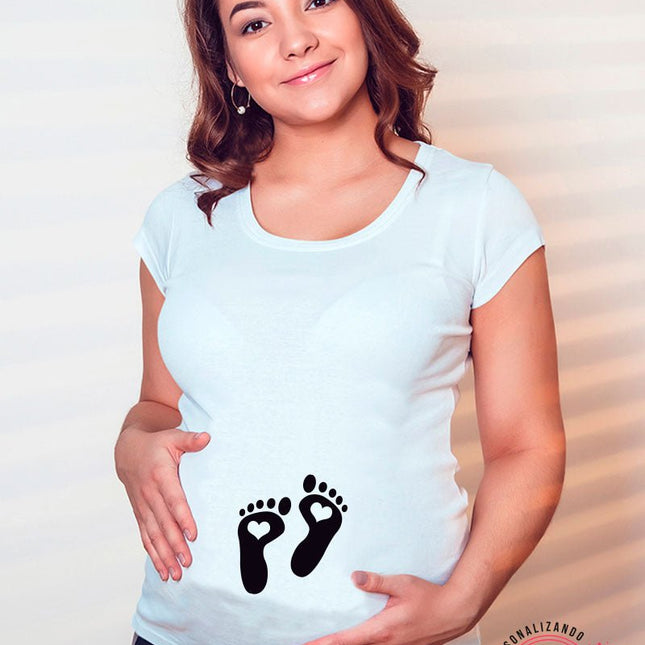 Polo Personalizado Mamá - Piecitos - Tienda Nébula