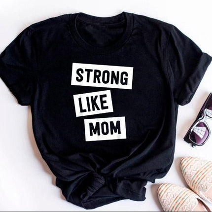 Polo Personalizado Mamá - Strong Like mom - Tienda Nébula