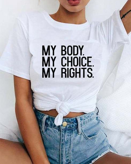 Polo Personalizado - My Body, My Choice, My Rights - Tienda Nébula