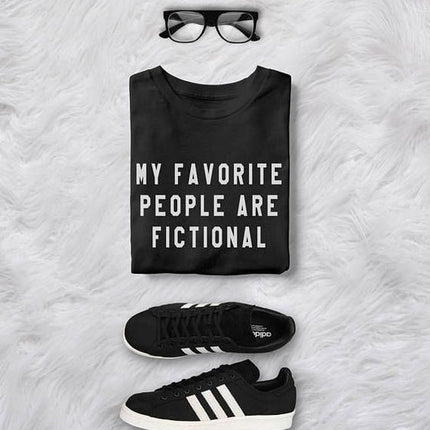Polo Personalizado - My Favorite People are Fictional - Tienda Nébula