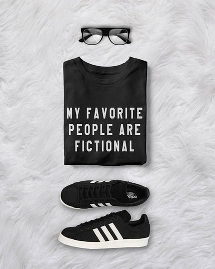 Polo Personalizado - My Favorite People are Fictional - Tienda Nébula