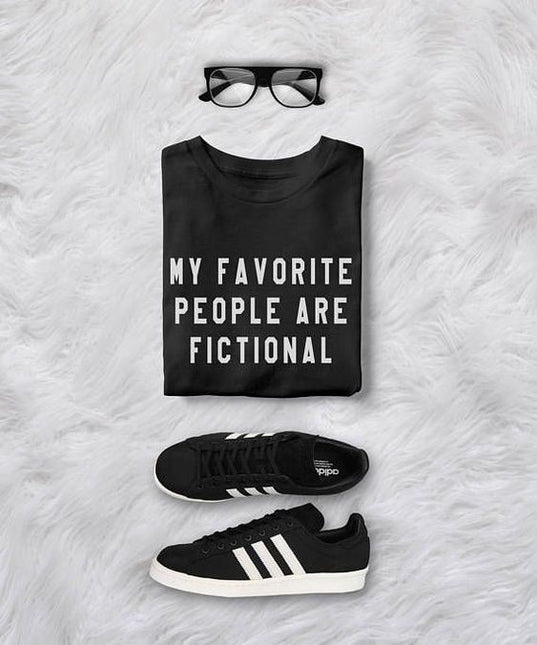 Polo Personalizado - My Favorite People are Fictional - Tienda Nébula