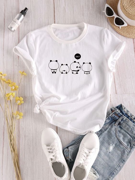 Polo Personalizado - Ositos Panda - Tienda Nébula