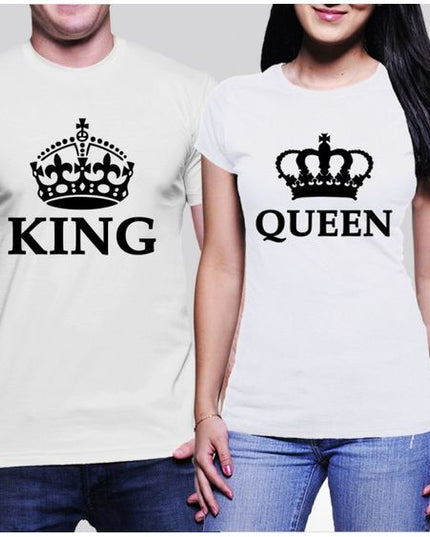 Polo Personalizado Pareja - King Queen - Tienda Nébula