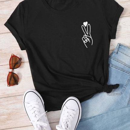 Polo Personalizado - Paz y amor - Tienda Nébula