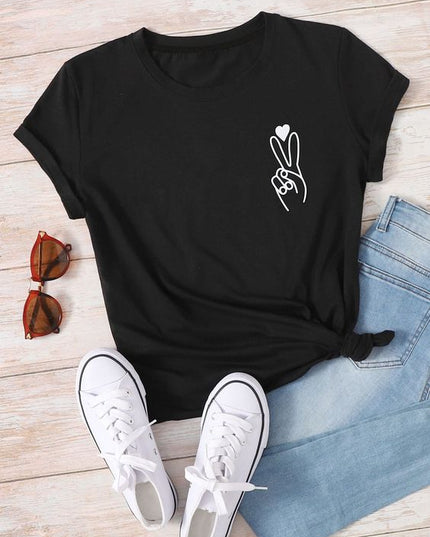 Polo Personalizado - Paz y amor - Tienda Nébula