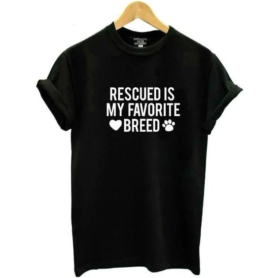 Polo Personalizado - Rescued Is My Favorite Breed - Tienda Nébula