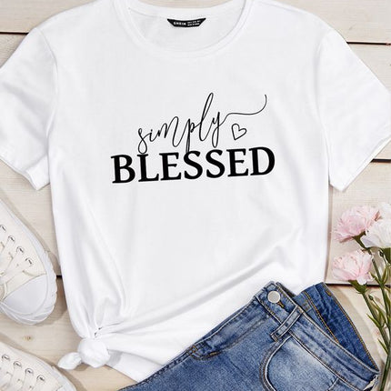 Polo Personalizado - Simply Blessed - Tienda Nébula
