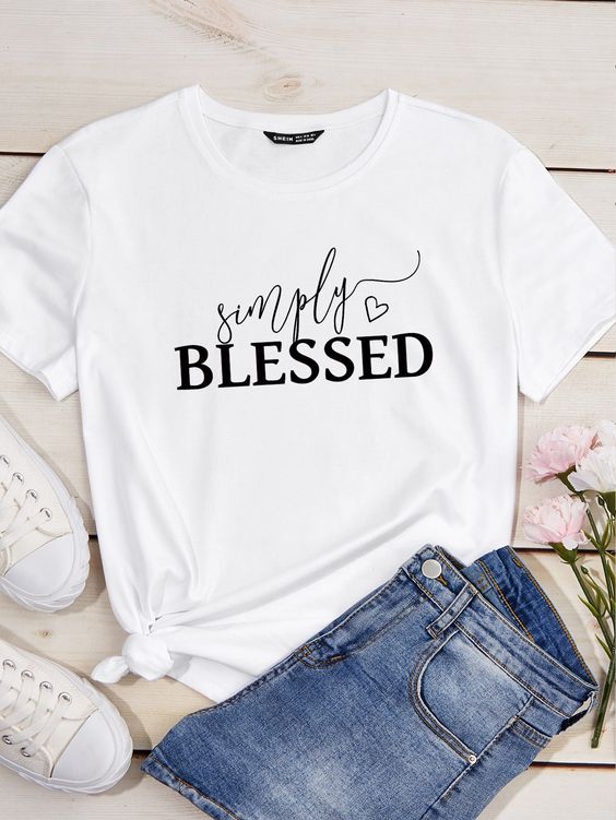 Polo Personalizado - Simply Blessed - Tienda Nébula