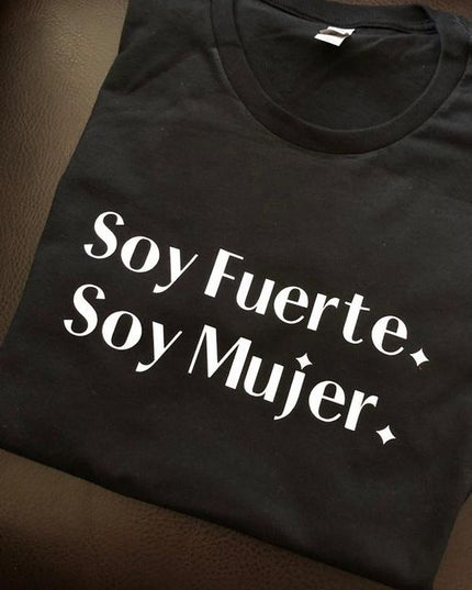 Polo Personalizado - Soy fuerte, soy mujer - Tienda Nébula