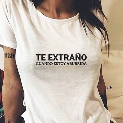 Polo Personalizado - Te Extraño - Tienda Nébula