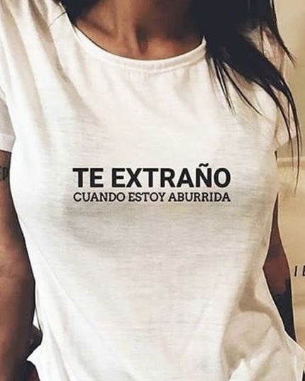 Polo Personalizado - Te Extraño - Tienda Nébula