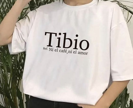 Polo Personalizado - Tibio, Ni el café, Ni el amor - Tienda Nébula