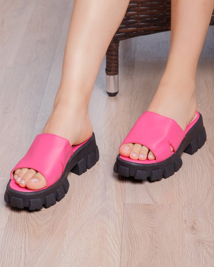 Sandalia Celia - Fucsia - Tienda Nébula