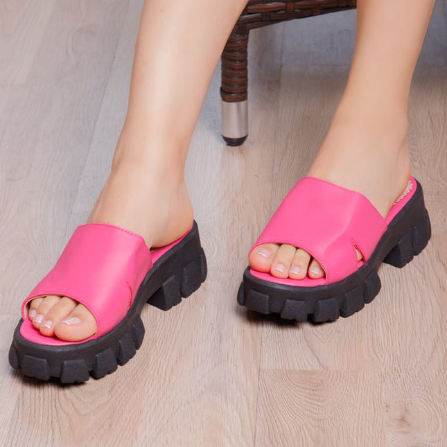 Sandalia Celia - Fucsia - Tienda Nébula