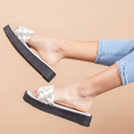 Sandalia Larissa - Blanco - Tienda Nébula