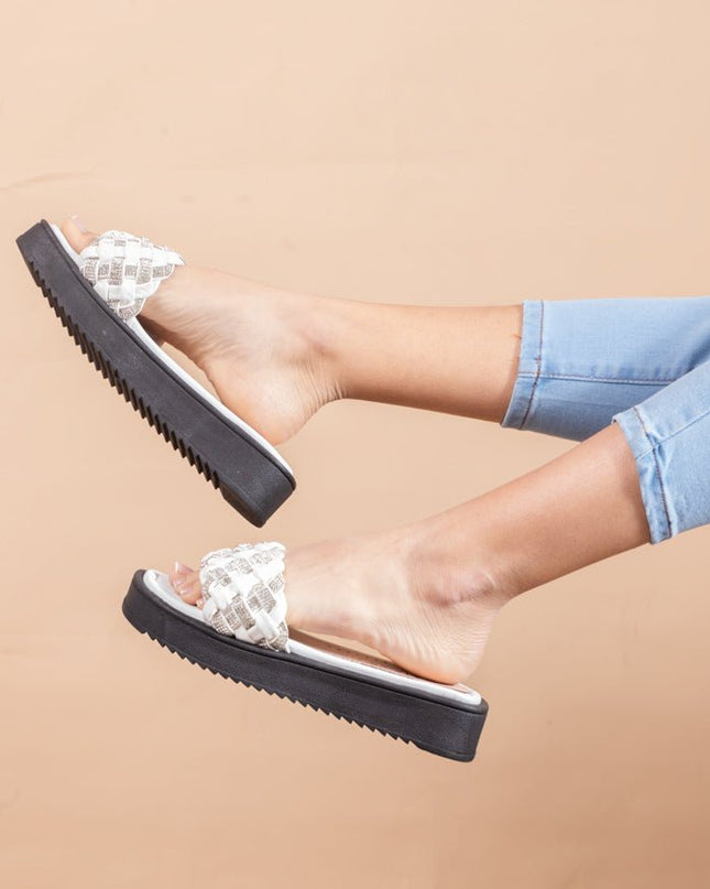 Sandalia Larissa - Blanco - Tienda Nébula