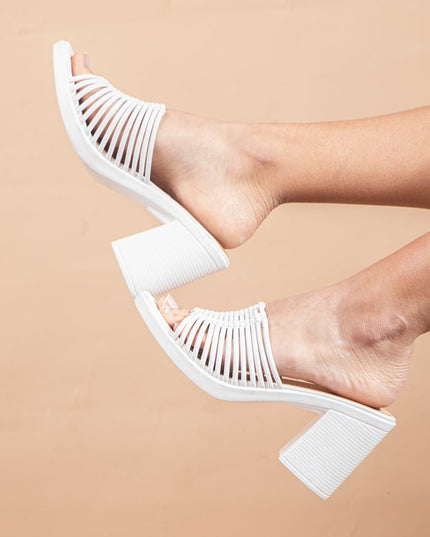 Sandalia Petropolis - Blanco - Tienda Nébula