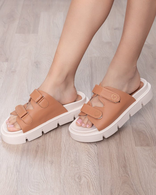 Sandalia Rihanna - Beige - Tienda Nébula