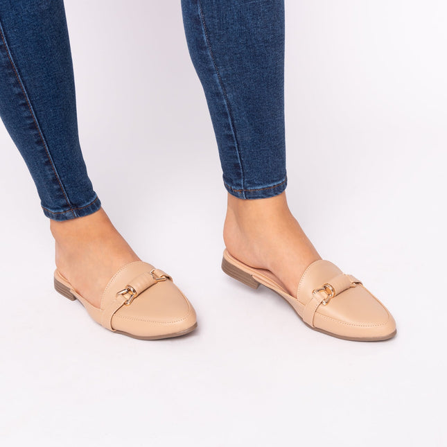 Sandalia Zurich 2 - Beige Cuero - Tienda Nébula