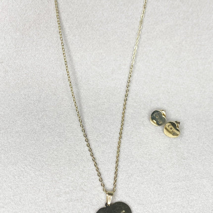 Set Collar Corazón Love - Tienda Nébula