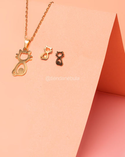 Set Collar Gatito - Tienda Nébula