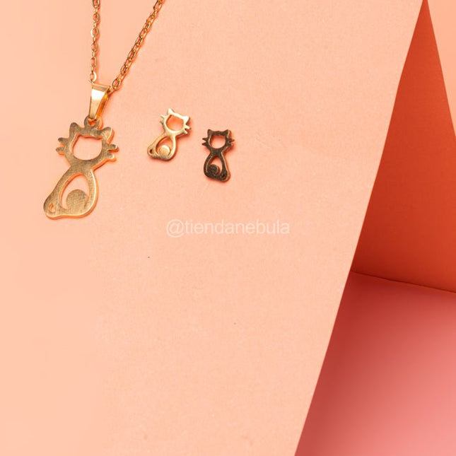Set Collar Gatito - Tienda Nébula