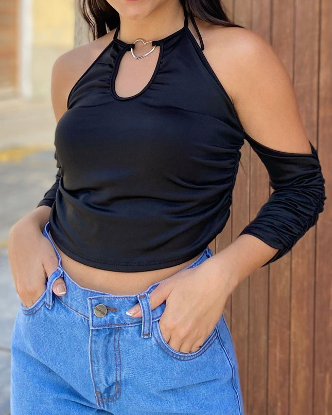 Top Amor - Negro - Tienda Nébula