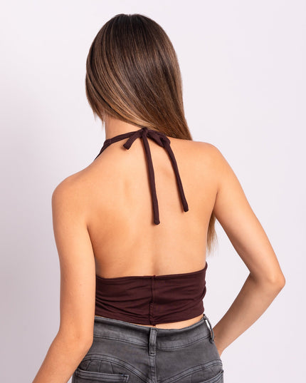 Top Briana - Marron - Tienda Nébula