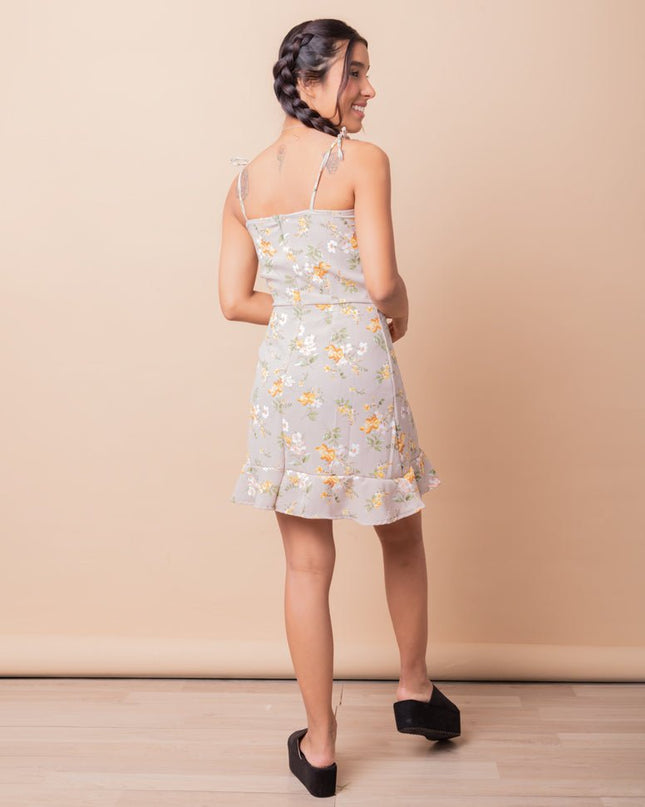 Vestido Florita - Beige - Tienda Nébula
