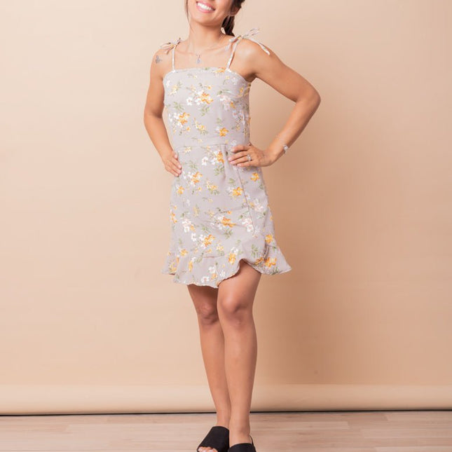 Vestido Florita - Beige - Tienda Nébula